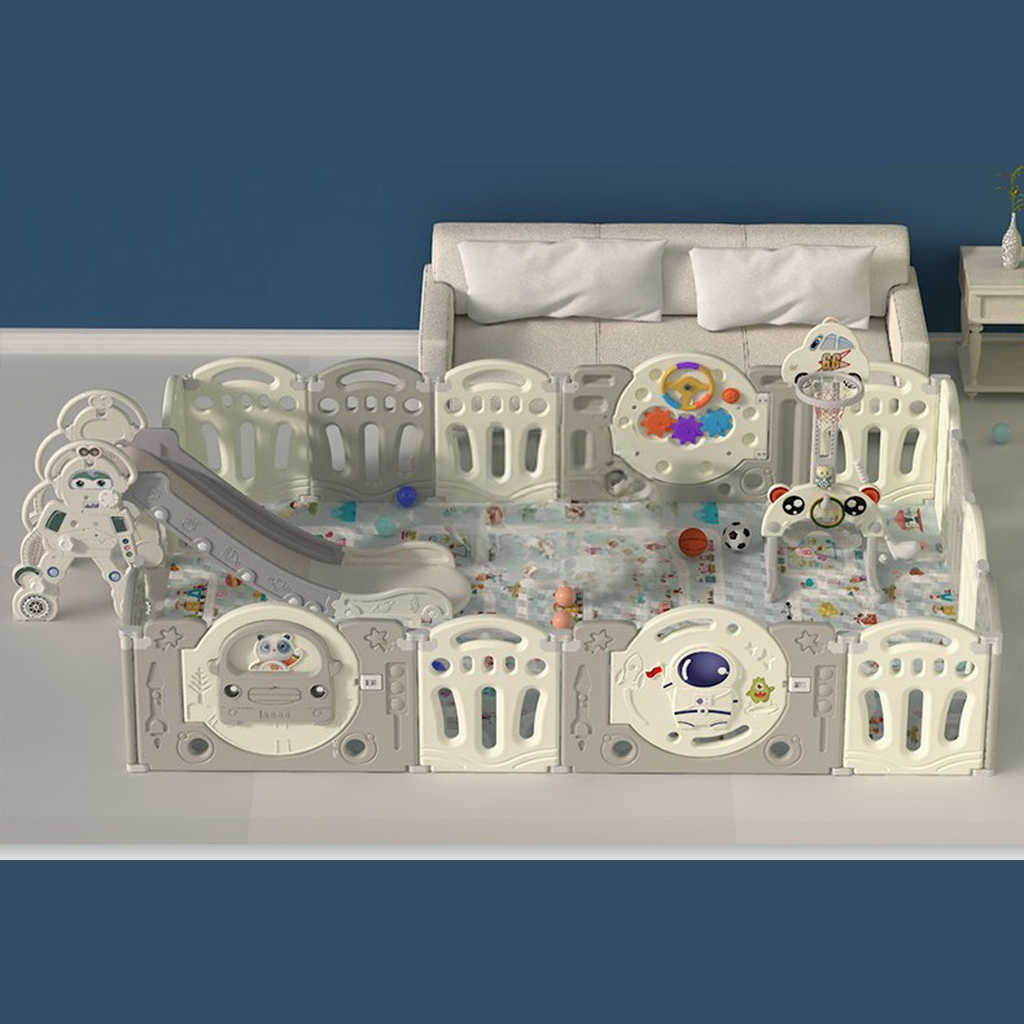 PARC PLIABLE BEBE | 12 PANNEAUX SECURISES, MODULABLES