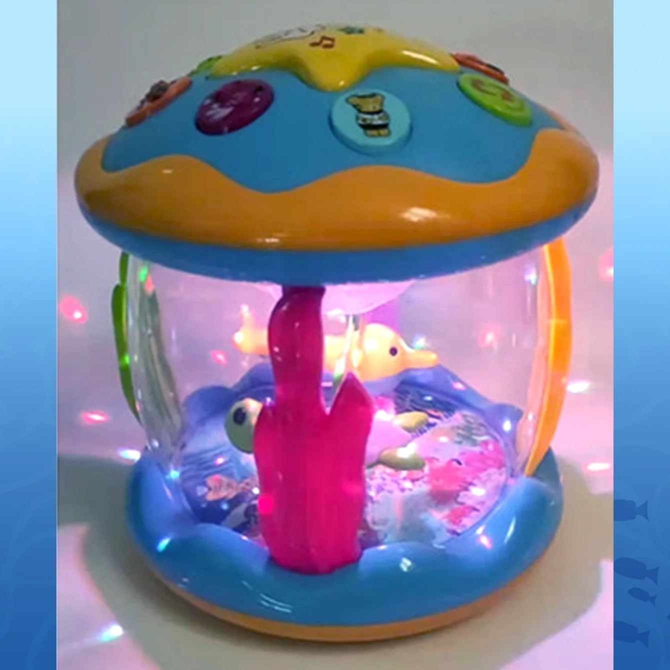 Rouleau d'activité bébé lumineux