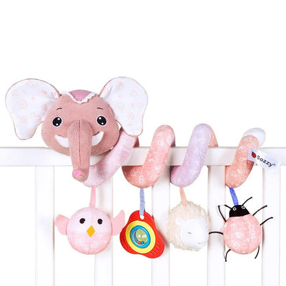 Spirale d'activité bébé éléphant rose