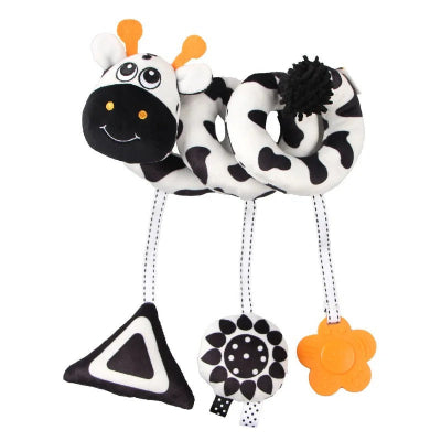 Spirale d'activité bébé biche noir et blanc