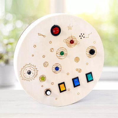 Structure et visuel d'éveil du Tableau Montessori firmament