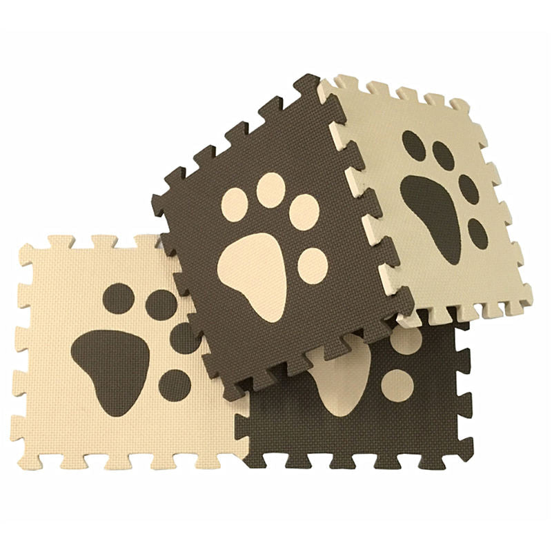 Tapis anti chute bebe en cube de puzzle