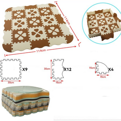 Tapis anti chute bebe fleurs d'érable 