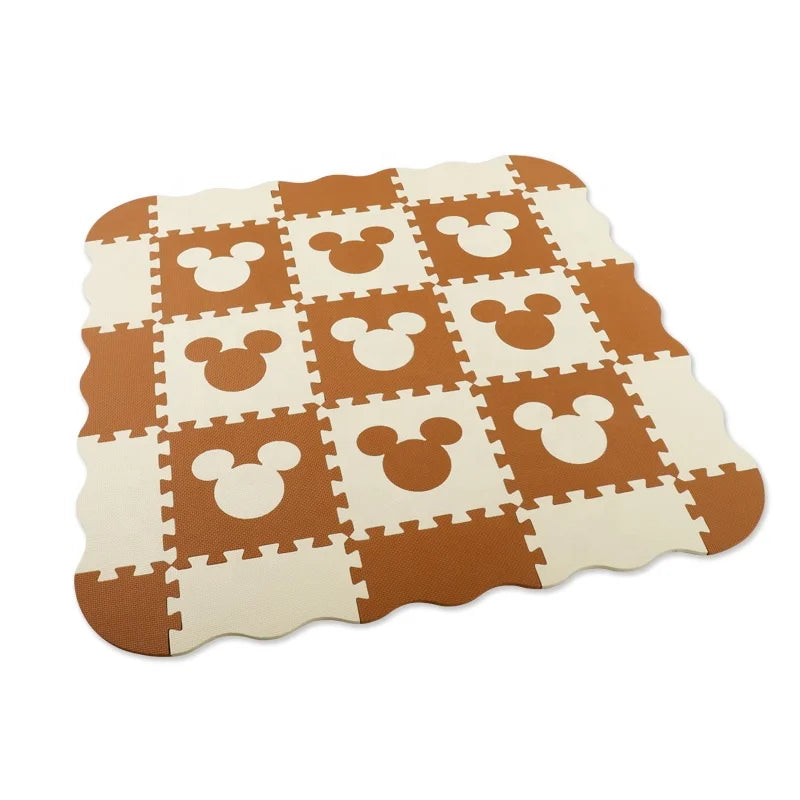 Tapis anti chute bebe têtes de mickey