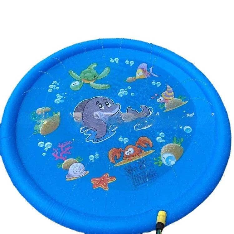 Tapis d'eau bébé dauphin de 100 cm
