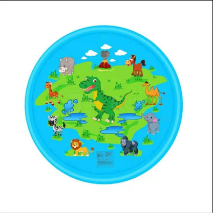 Tapis d'eau bébé bleu Dinosaur