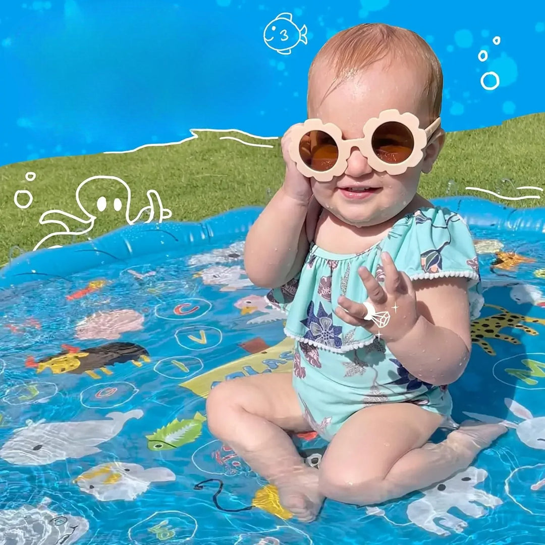 Tapis d'eau bébé, un espace d'éveil rafraichissant