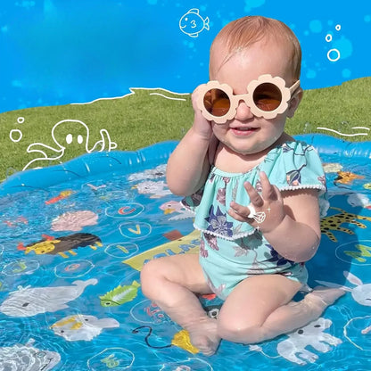 Tapis d'eau bébé, un espace d'éveil rafraichissant
