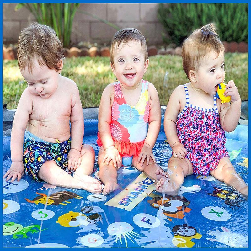 Tapis d'eau bébé exploration rafraichissante 