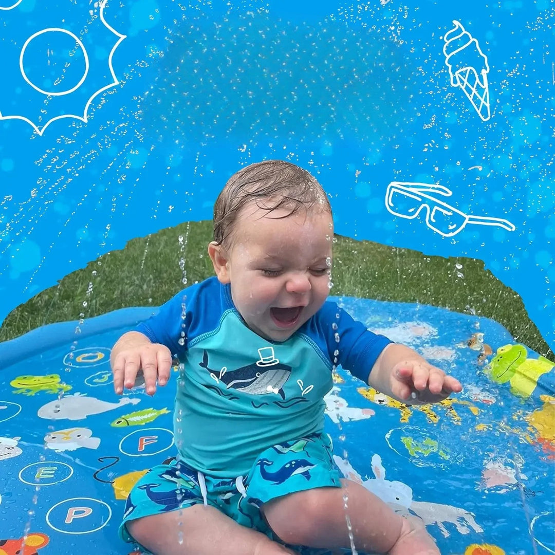 Tapis d'eau bébé pour le plaisir sans crainte