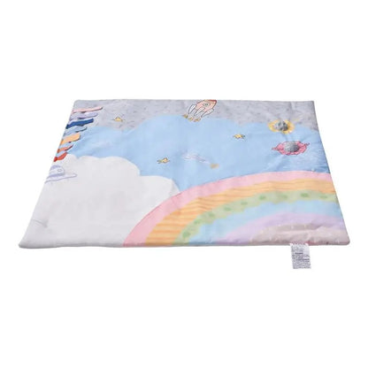 Tapis d'éveil bébé tissu non tissé et velours peau de pêche