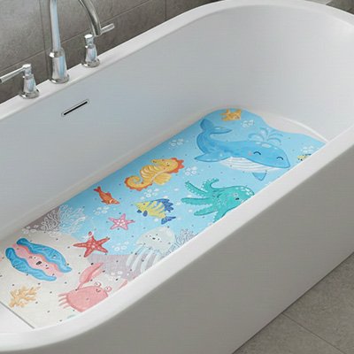 Tapis de bain bebe rend la baignoire sereine 