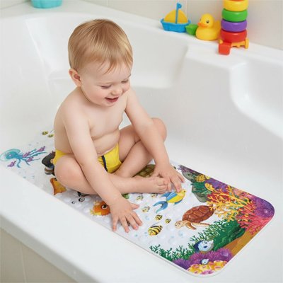 Tapis de bain pour bébé et compagnons de bain intégrés