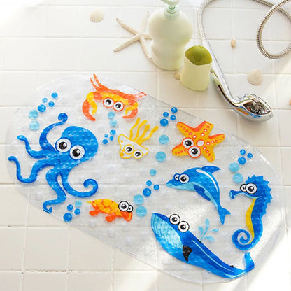Tapis de bain pour bébé poule antidérapante