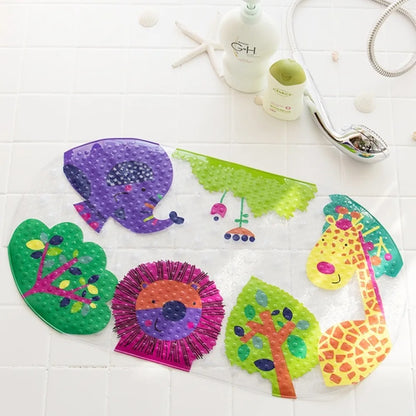 Tapis de bain pour bébé zoo