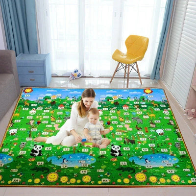tapis de motricité bébé lassez large pour maman et bébé sans danger