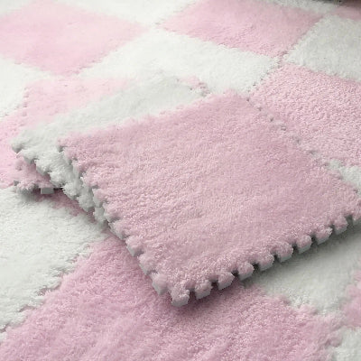 Tapis de sol pour bebe variante Blanc-Rose