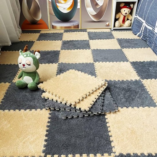 Tapis puzzle en mousse dense pour isoler le sol